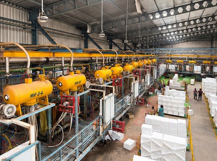 EPS shape moulding line