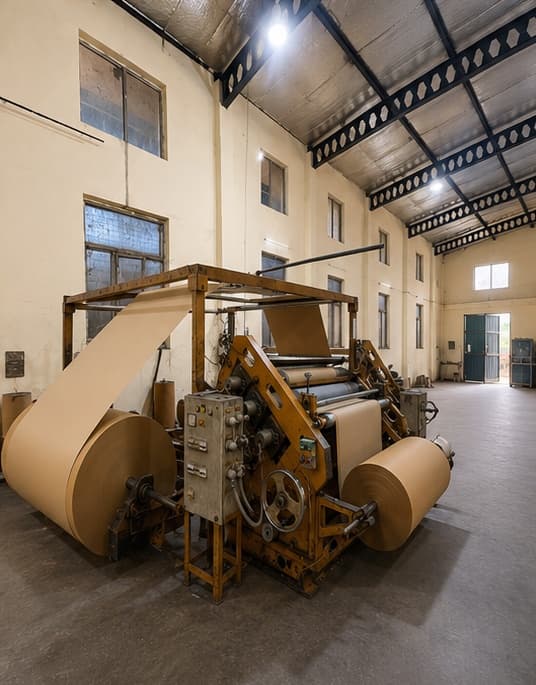 Corrugated box making machine