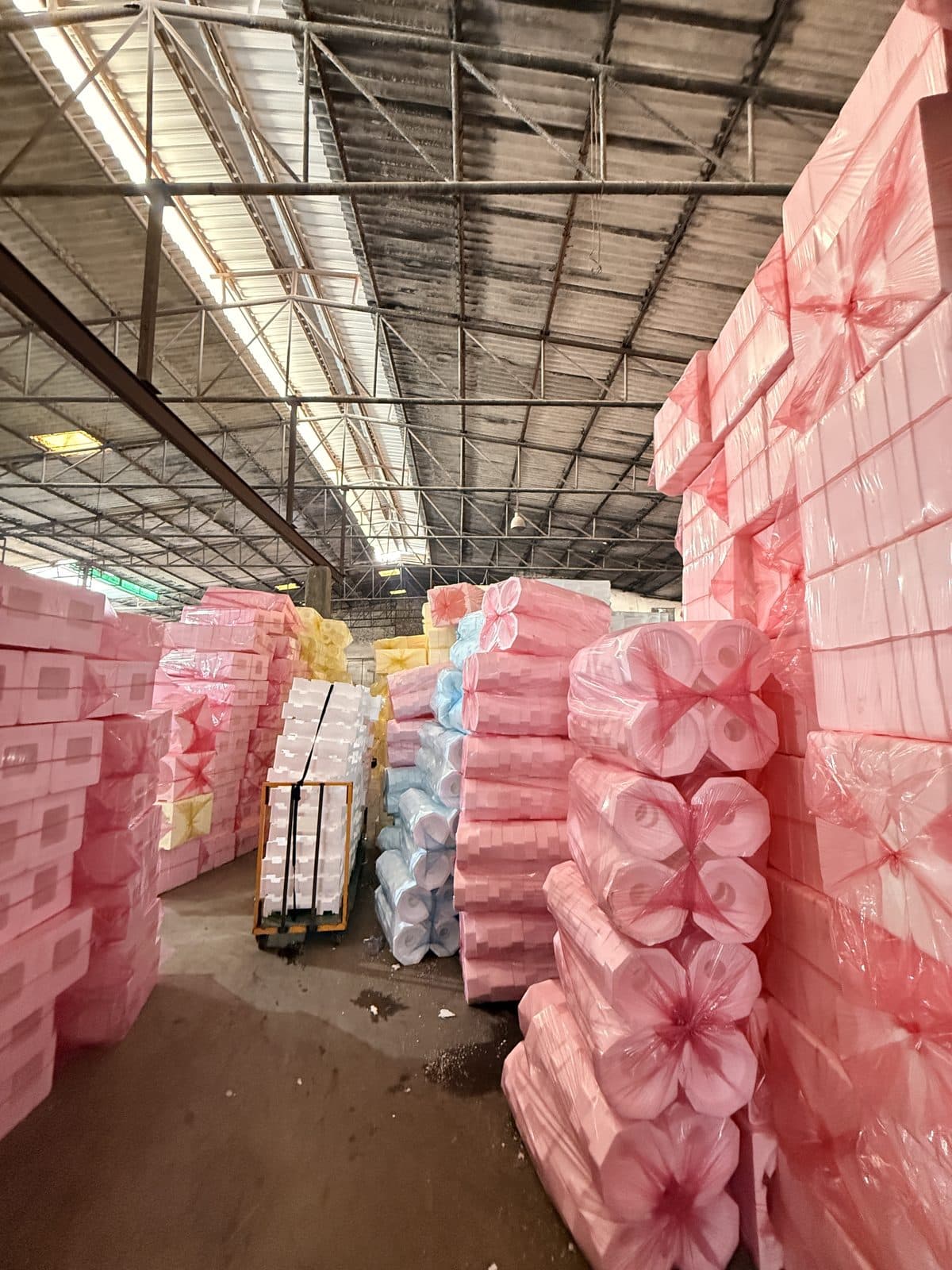 EPS warehouse and storage racking